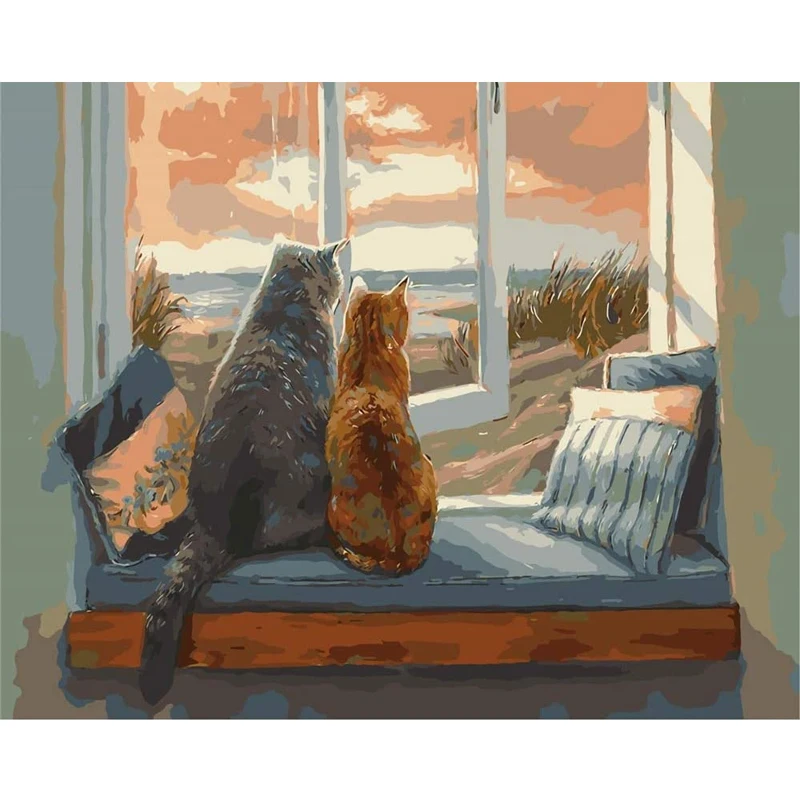 Cats Painted By Number DIY Digital Canvas Acrylic Painted For Adults Kids Gift House Bed Room Wall Decoration Oil Painting
Cats Painted By Number DIY Digital Canvas Acrylic Painted For Adults Kids Gift House Bed Room Wall Decoration Oil Painting