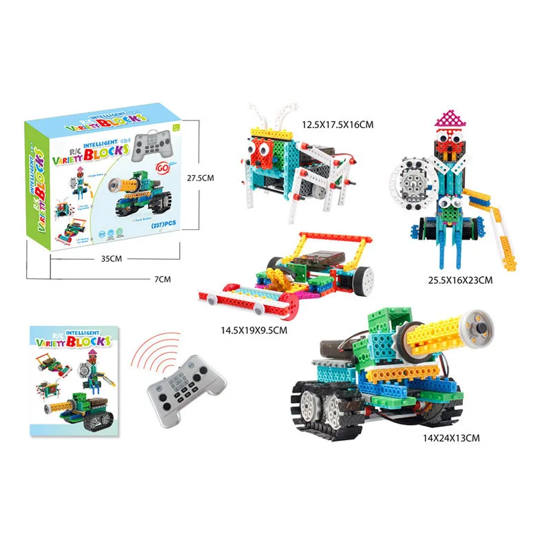 Electric building block 4 in 1 remote control building block set Innovative puzzle building block set
Electric building block 4 in 1 remote control building block set Innovative puzzle building block set