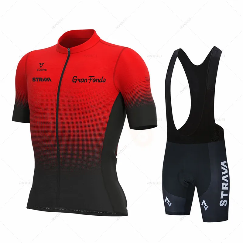 2021 New Strava Team Short Sleeve Cycling Shirt Men's Summer Cycling Bib Shorts Set Cycling Clothing Riding Clothing Set 19D Pad
2021 New Strava Team Short Sleeve Cycling Shirt Men's Summer Cycling Bib Shorts Set Cycling Clothing Riding Clothing Set 19D Pad