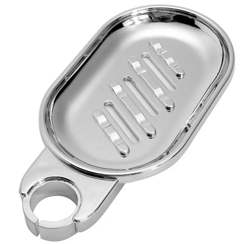 Durable Clip-on Soap Tray Soap Dish Adjustable Shower Rail Slide Soap Plates 12.5*8cm Smooth Silver Color Bathroom Holder
Durable Clip-on Soap Tray Soap Dish Adjustable Shower Rail Slide Soap Plates 12.5*8cm Smooth Silver Color Bathroom Holder