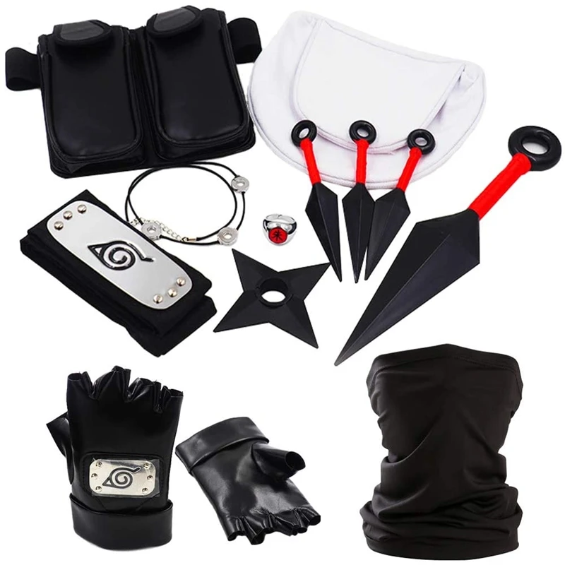 Anime Boruto Kakashi Itachi Cosplay Accessories Toys Props Kunai Ring Gloves Mask Headband Shuriken Ninja Throw Collect Gift Set 
Anime Boruto Kakashi Itachi Cosplay Accessories Toys Props Kunai Ring Gloves Mask Headband Shuriken Ninja Throw Collect Gift Set
