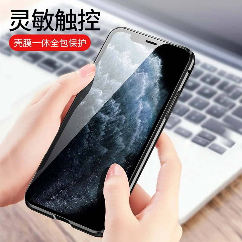 For iphone 11 Pro Max Magnetic Case 360 Front+Back double-sided 9H Tempered Glass Case for iphone 11 2019 Metal Bumper Case
For iphone 11 Pro Max Magnetic Case 360 Front+Back double-sided 9H Tempered Glass Case for iphone 11 2019 Metal Bumper Case