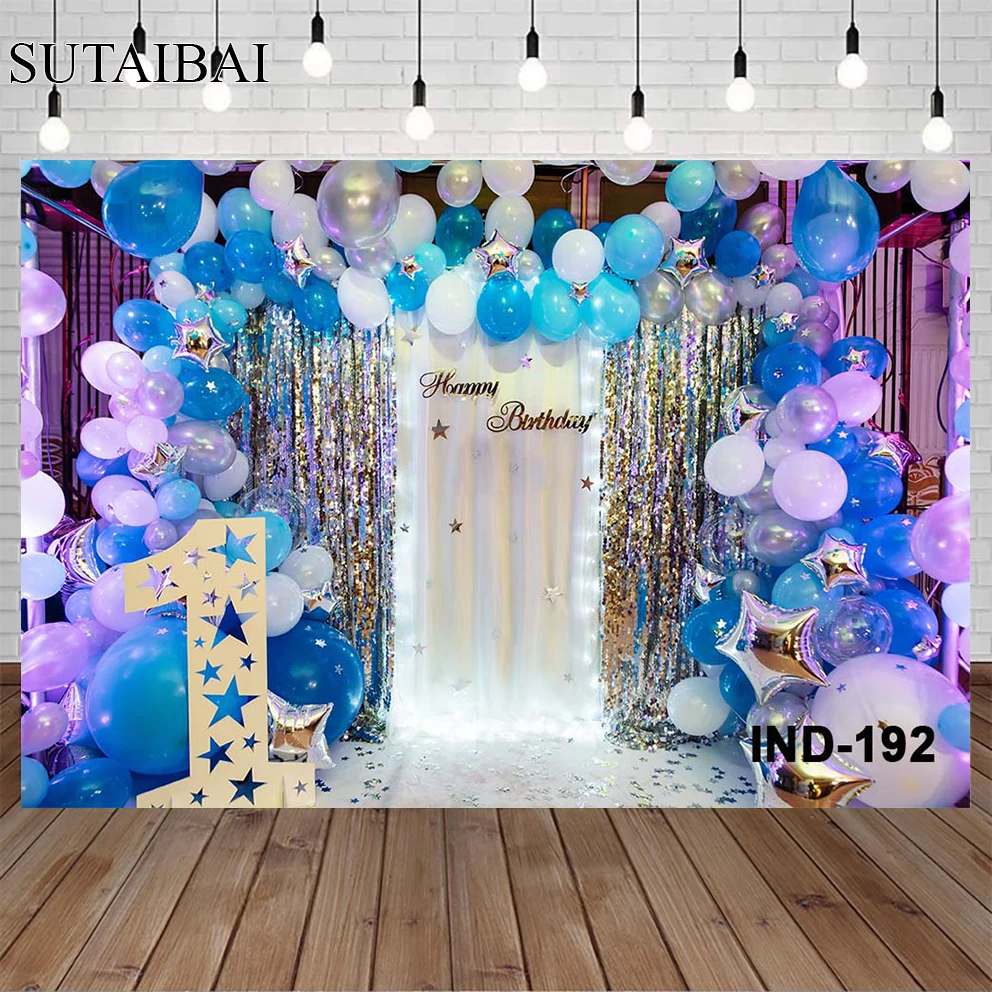 Blue Balloon Newborn Birthday Photography Backdrops Boy Birthday Theme Photographic Child Portrait Backgrounds for Photo Studio
Blue Balloon Newborn Birthday Photography Backdrops Boy Birthday Theme Photographic Child Portrait Backgrounds for Photo Studio