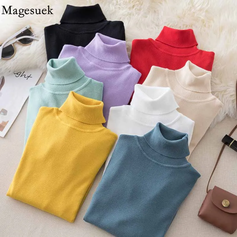 Autumn Long Sleeve Jumper Women Sweaters Tops Turtleneck Casual Women's Bottoming Sweater Knitted Slim Sweater Pull Femme 17114
Autumn Long Sleeve Jumper Women Sweaters Tops Turtleneck Casual Women's Bottoming Sweater Knitted Slim Sweater Pull Femme 17114
