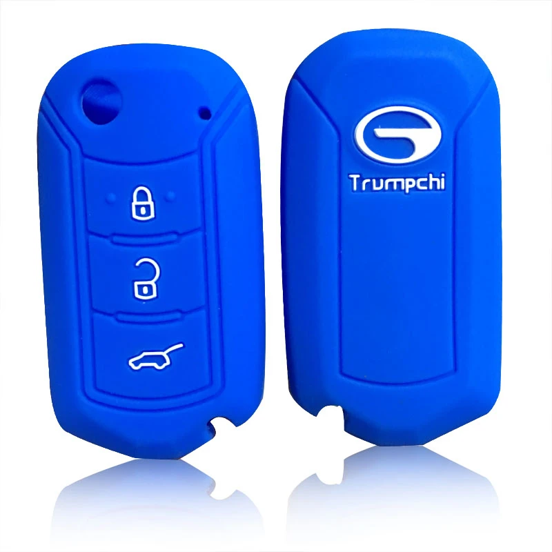 Силиконовый чехол для ключей автомобиля Trumpchi GS3 GS4 GA3S GS8 GS5 GS7 брелока держатель