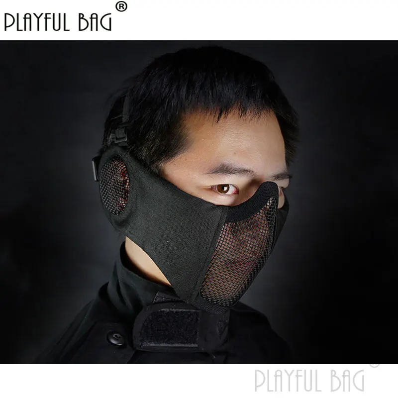 PB Playful bag CS sport tactical Breathable steel wire mask Cosplay mask outdoor CS game equipment Toys accessories QD24S
PB Playful bag CS sport tactical Breathable steel wire mask Cosplay mask outdoor CS game equipment Toys accessories QD24S