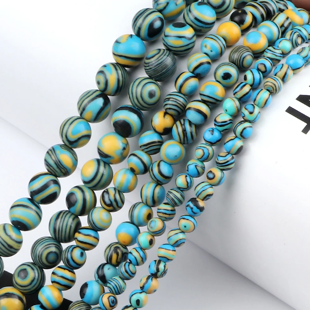 Natural Blue Malachite Round Loose Stone Spacer Beads for DIY Necklace Bracelets Jewelry Making Accessories 4 6 8mm Wholesale
Natural Blue Malachite Round Loose Stone Spacer Beads for DIY Necklace Bracelets Jewelry Making Accessories 4 6 8mm Wholesale