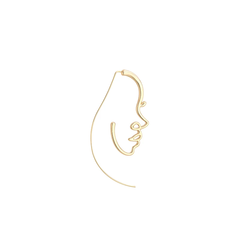 Europe and the United States High Grade Sense GIRL'S Face Earrings New Style Tide Exaggerated Design Ear Hanging Creative
Europe and the United States High Grade Sense GIRL'S Face Earrings New Style Tide Exaggerated Design Ear Hanging Creative