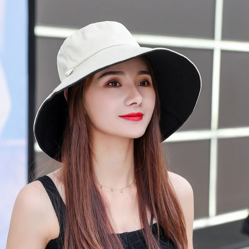 Double-Sided Fisherman Hat Female Korean Version Outing Sun Hat Sun Protection Ultraviolet Rays Big Eaves Japanese Girl Summer
Double-Sided Fisherman Hat Female Korean Version Outing Sun Hat Sun Protection Ultraviolet Rays Big Eaves Japanese Girl Summer