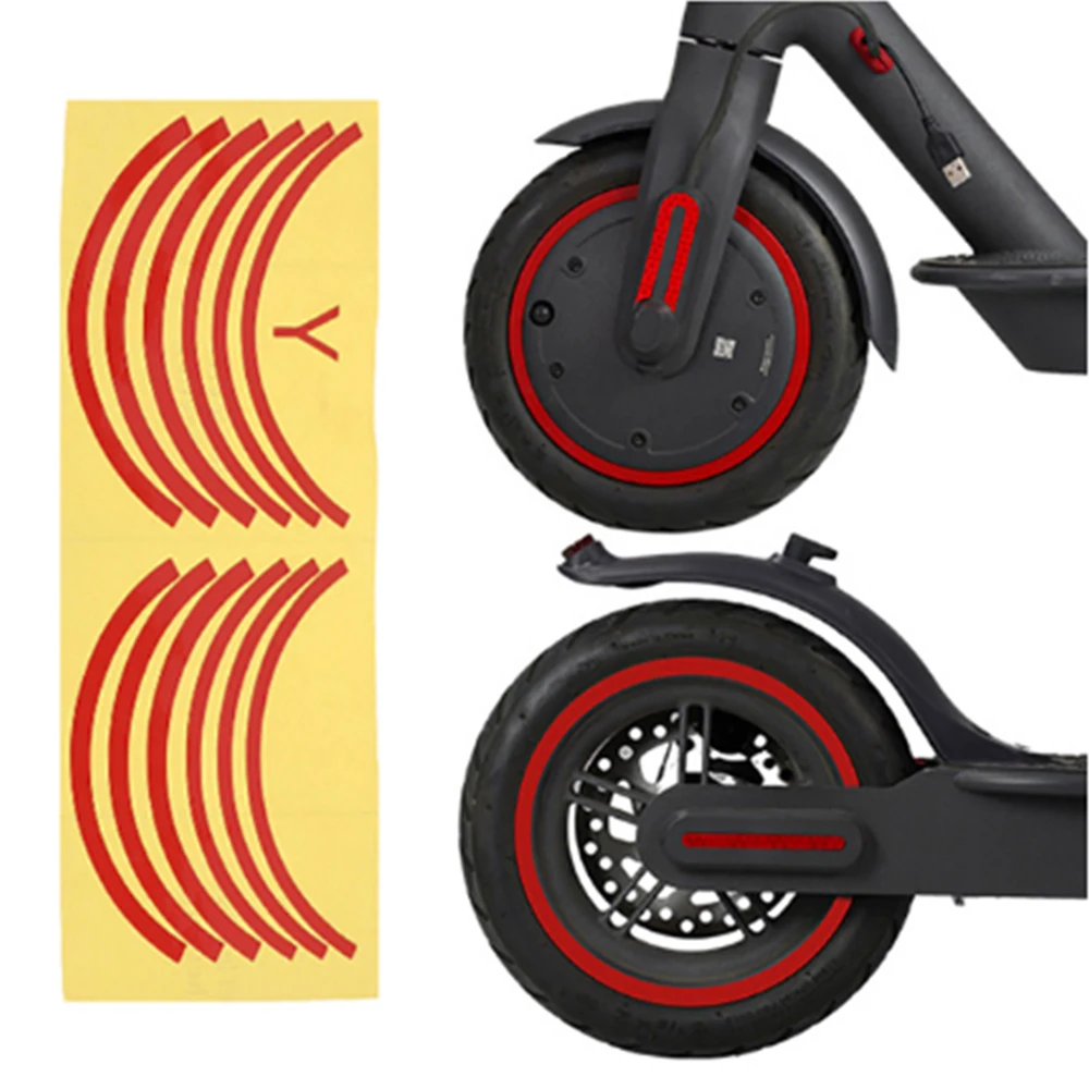 Scooter Wheel Hubs Protective Reflective Sticker For Xiaomi Mijia M365/M365 Pro Electric Scooter Parts Wheel Tyre Cover
Scooter Wheel Hubs Protective Reflective Sticker For Xiaomi Mijia M365/M365 Pro Electric Scooter Parts Wheel Tyre Cover