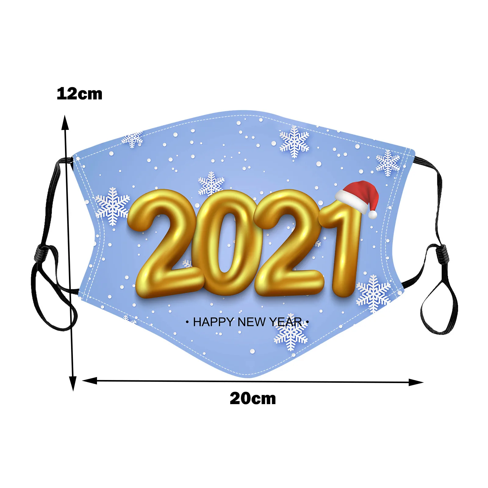 Happy New Year 2021 adult washable cloth adjustable new year printed protective mask with removable filter and reusable mask
Happy New Year 2021 adult washable cloth adjustable new year printed protective mask with removable filter and reusable mask