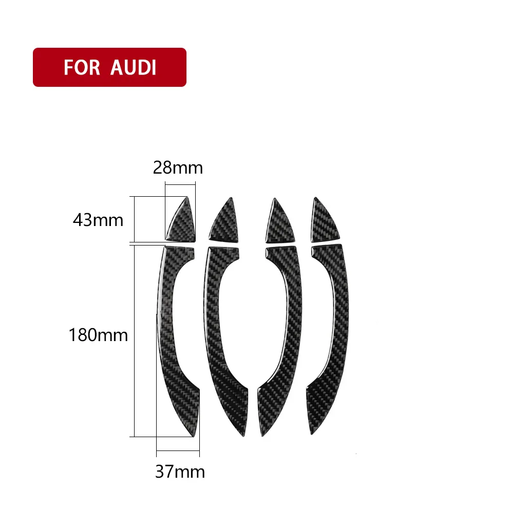 Door Handle Decoration Frame Cover for Audi Q7 4M 2016-2019 LHD Carbon Fiber Color Doorknob Trim Car Accessories Car Sticker
Door Handle Decoration Frame Cover for Audi Q7 4M 2016-2019 LHD Carbon Fiber Color Doorknob Trim Car Accessories Car Sticker