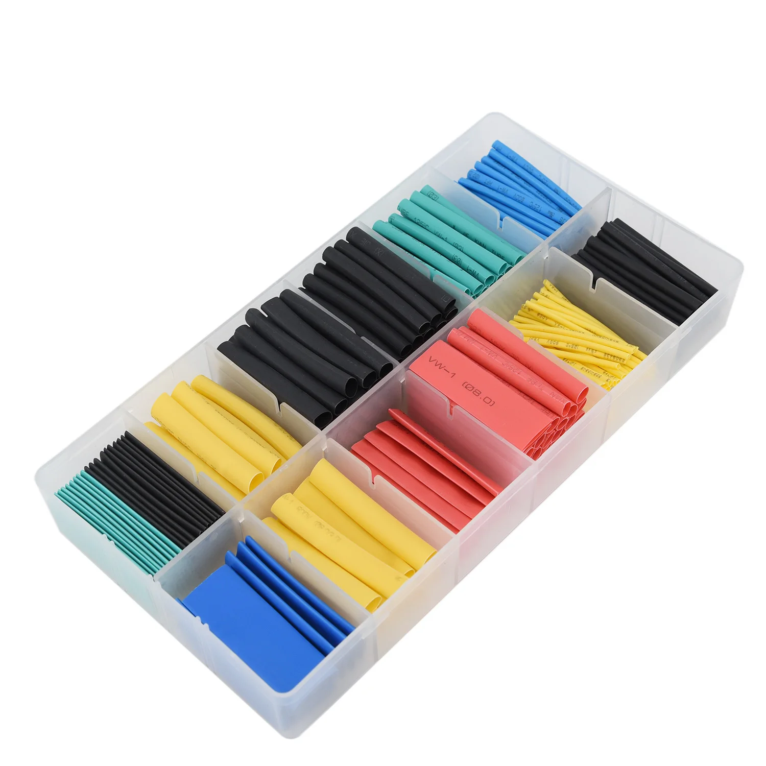 280Pcs Pratical Assortment Polyolefin 2:1 Heat Shrink Tubing Tube Sleeving Wrap Wire Case
280Pcs Pratical Assortment Polyolefin 2:1 Heat Shrink Tubing Tube Sleeving Wrap Wire Case
