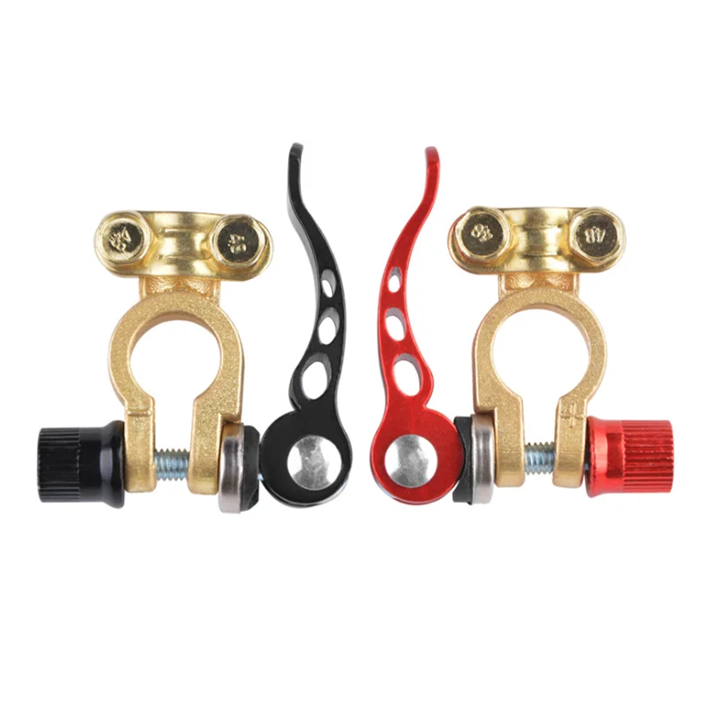 Brass Battery Terminals Toolless Quick Disconnect Battery Main Cable Post Terminal Shut-Off Connectors for Battery Power
Brass Battery Terminals Toolless Quick Disconnect Battery Main Cable Post Terminal Shut-Off Connectors for Battery Power
