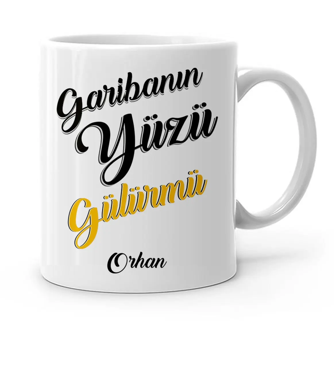 Персонализированные Garibanın уход за кожей лица Gülür трендовый дизайн белая кружка Bardak-1
Персонализированные Garibanın уход за кожей лица Gülür трендовый дизайн белая кружка Bardak-1
