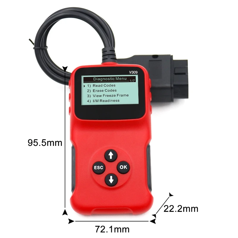 Universal OBD2 Engine Fault Reader Car Scanner Professional Auto Car Diagnostic Scanner Car Vehicle Error Detect Repair Tool
Universal OBD2 Engine Fault Reader Car Scanner Professional Auto Car Diagnostic Scanner Car Vehicle Error Detect Repair Tool
