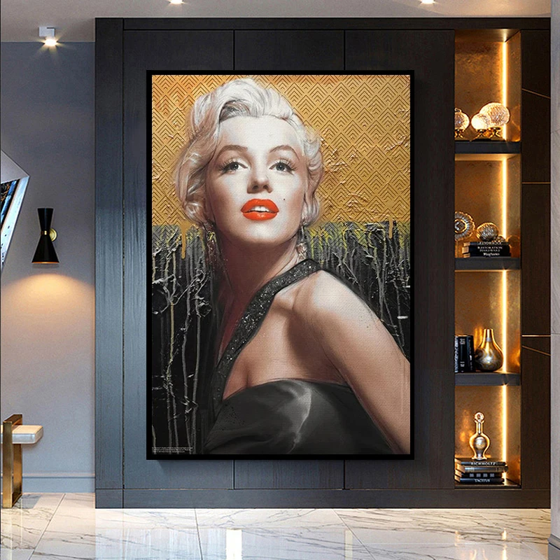 Black White Marilyn Monroe Art Canvas Painting Portrait Posters and Prints Hip Hop Tattoos Girl Wall Art Picture Room Home Decor
Black White Marilyn Monroe Art Canvas Painting Portrait Posters and Prints Hip Hop Tattoos Girl Wall Art Picture Room Home Decor