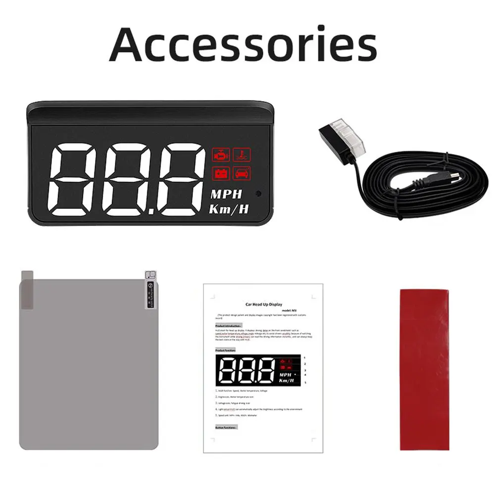 2021 Newest M3 HUD Head-Up Display OBD2 Model Car-Styling Overspeed Warning Windshield Projector Alarm System Universal Auto
2021 Newest M3 HUD Head-Up Display OBD2 Model Car-Styling Overspeed Warning Windshield Projector Alarm System Universal Auto
