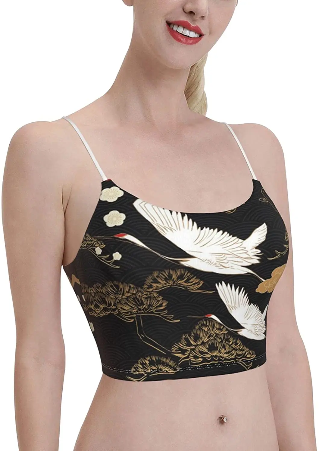 Ladies Crop Top Long Padded Camisole Sports Bra Gym Yoga Crop Top Soft Chest Pad Comfort And Skin-friendly
Ladies Crop Top Long Padded Camisole Sports Bra Gym Yoga Crop Top Soft Chest Pad Comfort And Skin-friendly