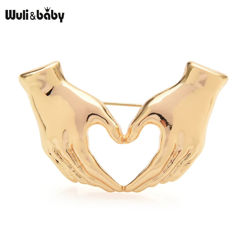 Wuli&baby Hand Pose Heart Brooches For Women Unisex 2-color Love Office Causal Brooch Pins Gifts
Wuli&baby Hand Pose Heart Brooches For Women Unisex 2-color Love Office Causal Brooch Pins Gifts