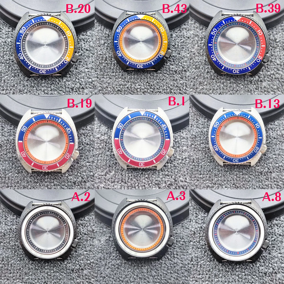 NH35 36 42.5mm case Sapphire glass stainless steel for NH35 NH36 movement case replacement parts
NH35 36 42.5mm case Sapphire glass stainless steel for NH35 NH36 movement case replacement parts