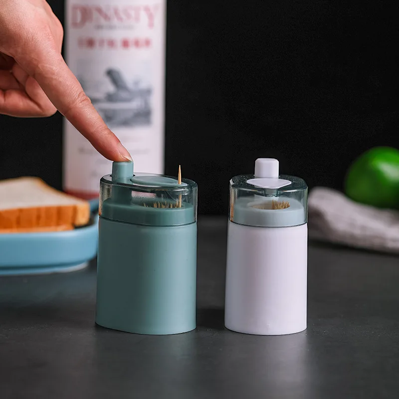Automatic Pop-up Toothpick Press Type Toothpick Holder Home Creative Box Home Living Room Dining Room Toothpick Storage Box
Automatic Pop-up Toothpick Press Type Toothpick Holder Home Creative Box Home Living Room Dining Room Toothpick Storage Box