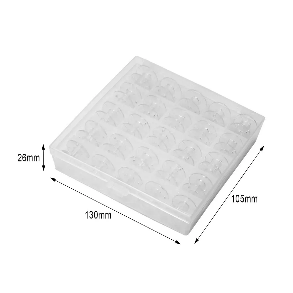 Transparent Clear Storage Empty Box 25 Grids Sewing Machine Thread Organizer with 25 Bobbins Tools
Transparent Clear Storage Empty Box 25 Grids Sewing Machine Thread Organizer with 25 Bobbins Tools