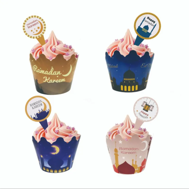 24pcs/set EID Mubarak Cake Topper Surrounding Ramadan Festival Baking Tools DIY Islamic Muslim Eid Al-fitr Party Decoration 2022
24pcs/set EID Mubarak Cake Topper Surrounding Ramadan Festival Baking Tools DIY Islamic Muslim Eid Al-fitr Party Decoration 2022