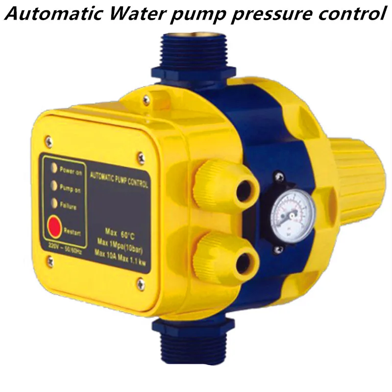 Automatic Water Pump Pressure Switch Electric Controller w/Gauge Home Accessories
Automatic Water Pump Pressure Switch Electric Controller w/Gauge Home Accessories