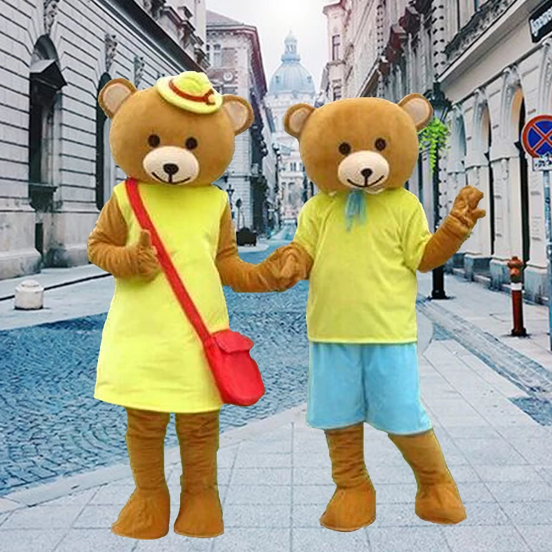 Teddy bear plush toy for aldult cartoon doll costume Winnie the Pooh walking prop costume headphone doll performance costume car
Teddy bear plush toy for aldult cartoon doll costume Winnie the Pooh walking prop costume headphone doll performance costume car