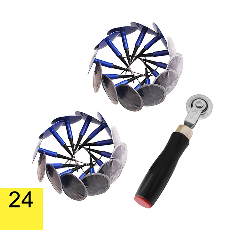 2021 Repair Wheel +24 Nails Motorcycle Car General Tire Repair Tire Compaction Wheel Repair Tool Set
2021 Repair Wheel +24 Nails Motorcycle Car General Tire Repair Tire Compaction Wheel Repair Tool Set