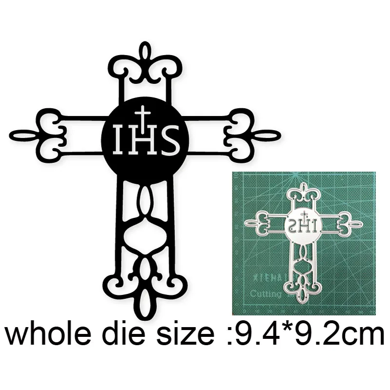 Craft dies metal cutting dies cut die mold decoration IHS Cross frame Scrapbooking dies knife mould blade punch stencils dies
Craft dies metal cutting dies cut die mold decoration IHS Cross frame Scrapbooking dies knife mould blade punch stencils dies