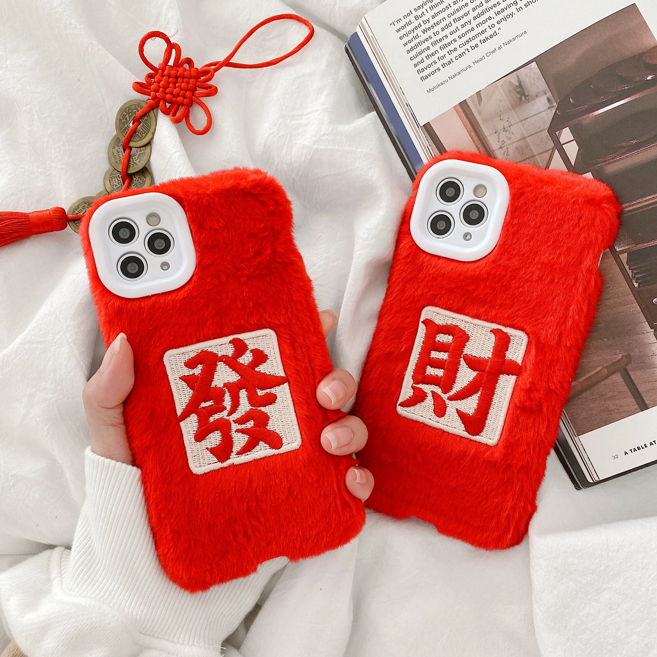 Plush embroidery full of good luck for iphone 12 pro mobile phone case 11/ 7 / 8plus X XS Max Xr mini protective cover
Plush embroidery full of good luck for iphone 12 pro mobile phone case 11/ 7 / 8plus X XS Max Xr mini protective cover