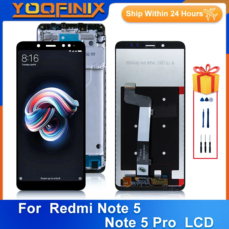 ЖК-дисплей 5,99 дюймов для Xiaomi Redmi Note 5, сенсорный дигитайзер в сборе, запасные части для Redmi Note 5 Pro, MEI7S, MEI7, дисплей, оригинал
ЖК-дисплей 5,99 дюймов для Xiaomi Redmi Note 5, сенсорный дигитайзер в сборе, запасные части для Redmi Note 5 Pro, MEI7S, MEI7, дисплей, оригинал