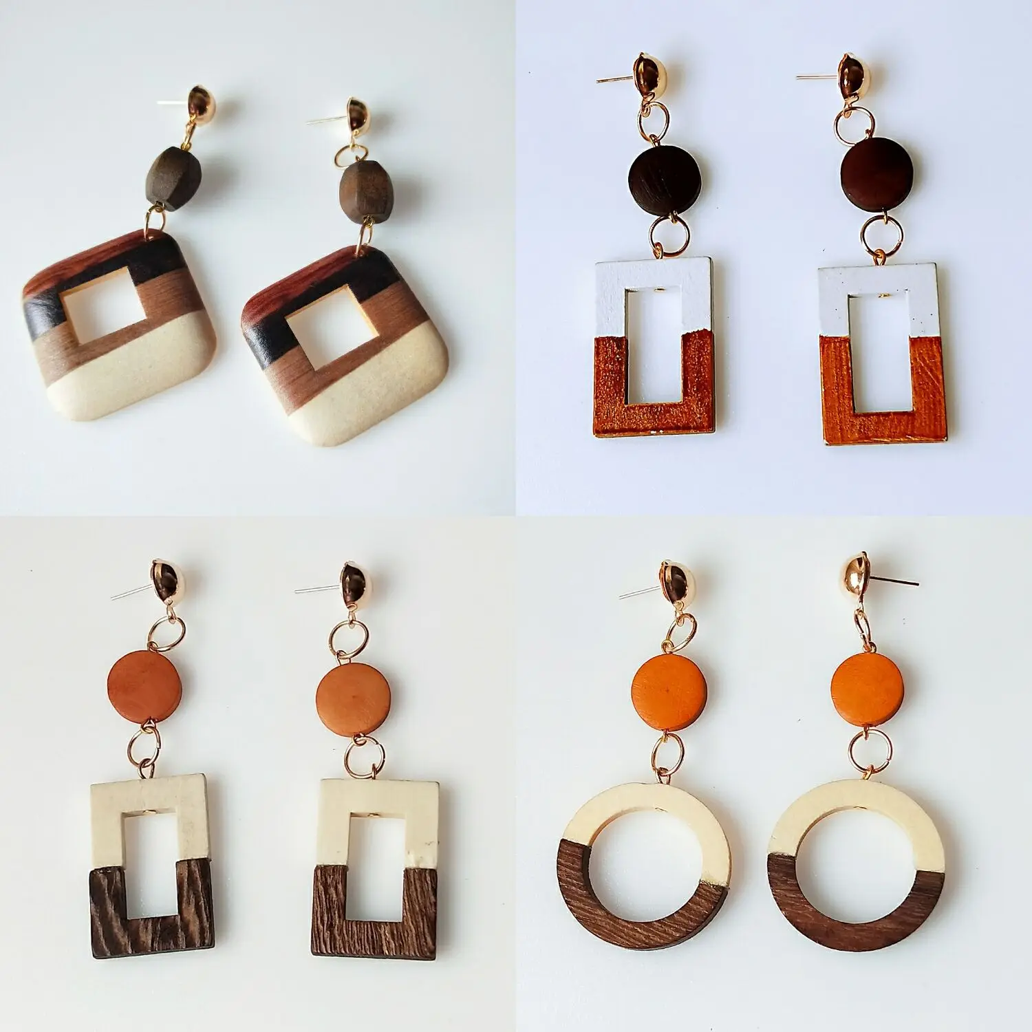 2021 New Fashion Ethnic Style Retro Wooden Earrings Temperament Personality Trendy Exaggerated Ear Jewelry
2021 New Fashion Ethnic Style Retro Wooden Earrings Temperament Personality Trendy Exaggerated Ear Jewelry