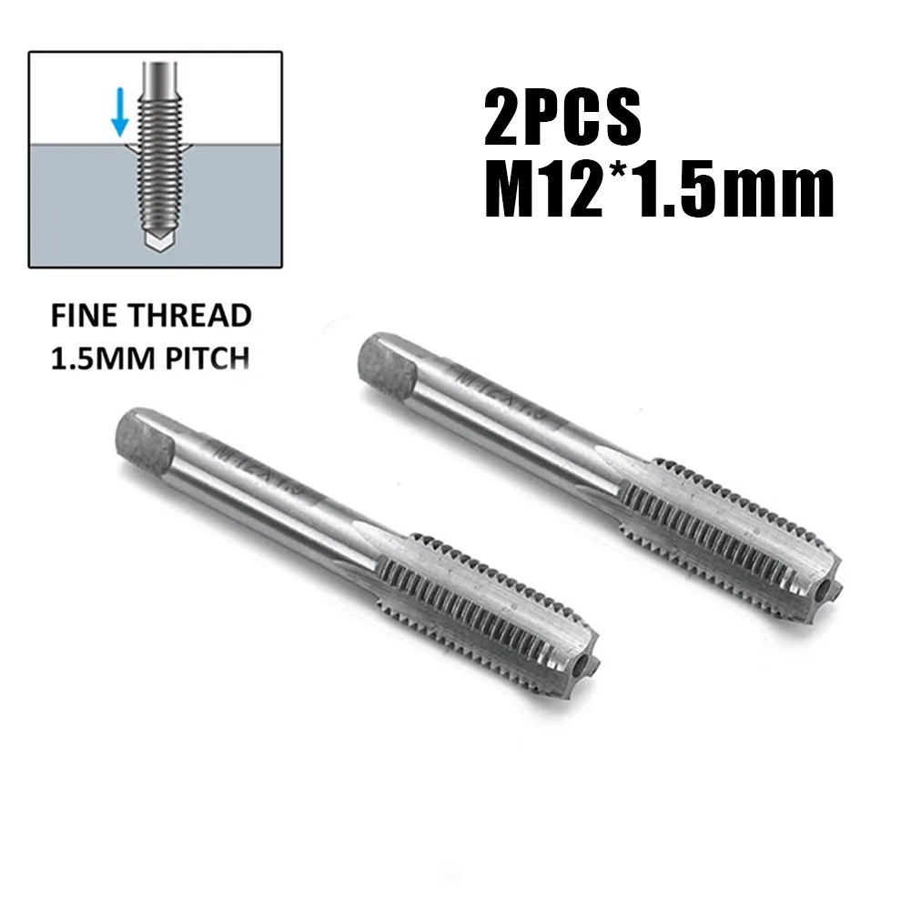 2pcs Tap Taper M12 X 1.5mm HSS Metric Taper And Plug Pitch Standard Screw Right Hand Thread Drilling Tools
2pcs Tap Taper M12 X 1.5mm HSS Metric Taper And Plug Pitch Standard Screw Right Hand Thread Drilling Tools