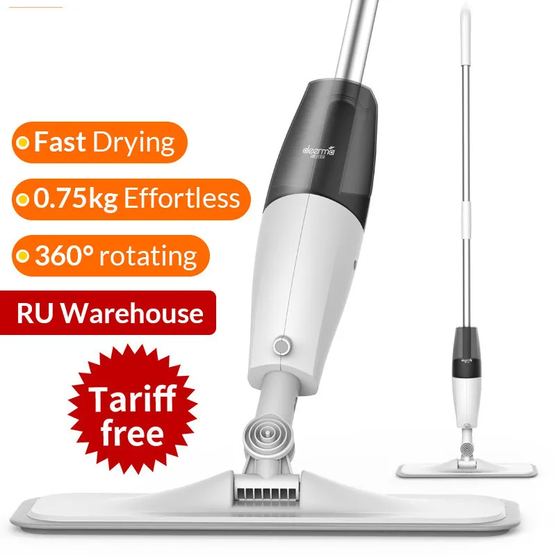 Deerma Spray Mop 360 Degree Rotating Handheld Mijia Water Spray Mop Home Cleaning Sweeper Mopping Dust Cleaner
Deerma Spray Mop 360 Degree Rotating Handheld Mijia Water Spray Mop Home Cleaning Sweeper Mopping Dust Cleaner