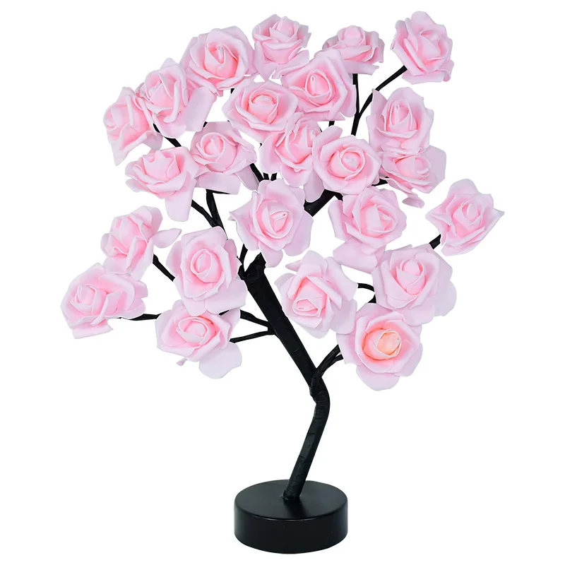 LED Roses Flower Tree For Home Decorations Artificial Roses Living Room Bedroom Luminous Roses Decoration Wedding Party Supplies
LED Roses Flower Tree For Home Decorations Artificial Roses Living Room Bedroom Luminous Roses Decoration Wedding Party Supplies