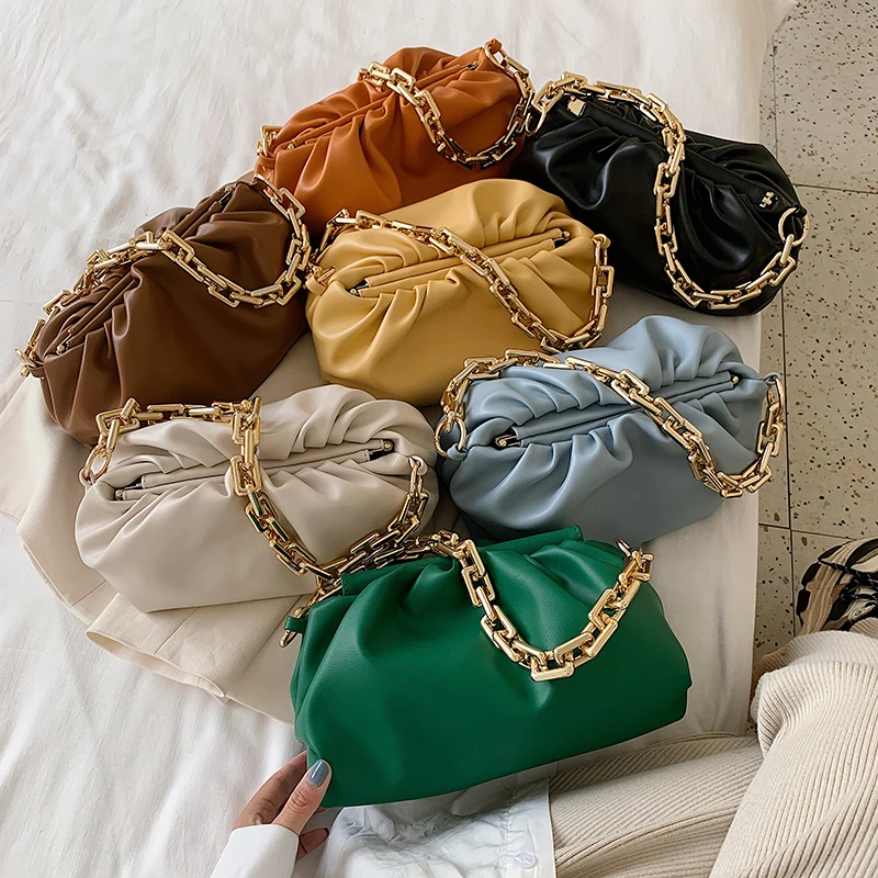 Gold Chain PU Leather Bag For Women 2021 Summer Armpit Bag Lady Shoulder Handbags Female Solid Color Travel Hand Bag
Gold Chain PU Leather Bag For Women 2021 Summer Armpit Bag Lady Shoulder Handbags Female Solid Color Travel Hand Bag