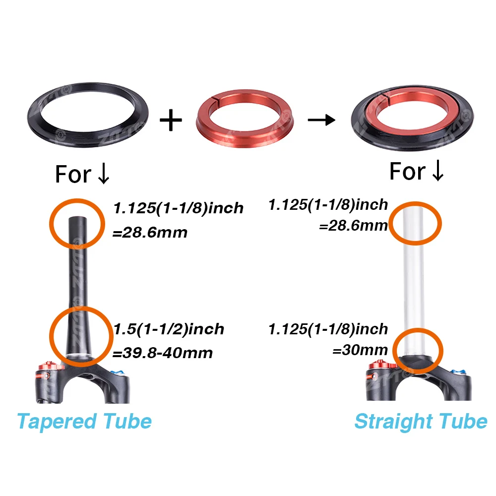 ZTTO Bicycle Internal Headset 44mm 56mm MTB Threadless Sealed Bearing 45 Degree ZS44 ZS56 Tapered Straight Fork Steerer 4456ST
ZTTO Bicycle Internal Headset 44mm 56mm MTB Threadless Sealed Bearing 45 Degree ZS44 ZS56 Tapered Straight Fork Steerer 4456ST