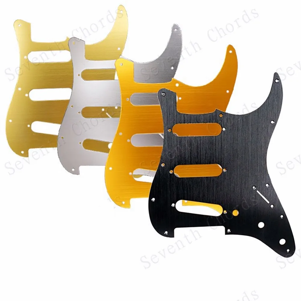 11 Hole SSS Metal Guitar Pickguard Scratch Plate For Strat Electric Guitars Aluminum Guitar Parts Replacement 5 Color
11 Hole SSS Metal Guitar Pickguard Scratch Plate For Strat Electric Guitars Aluminum Guitar Parts Replacement 5 Color