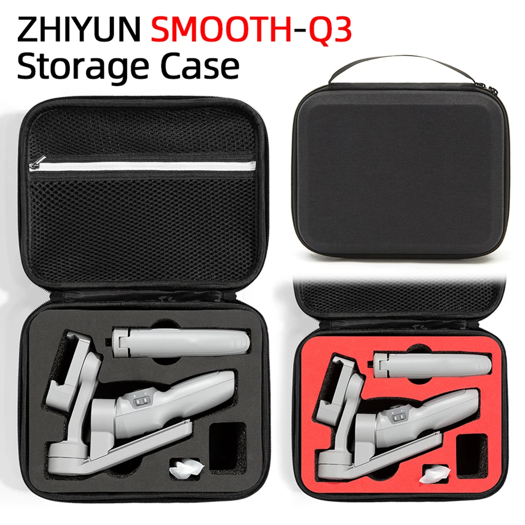 Portable Storage Suitcase Hand Bag Travel Carry Case Protector Smooth Zipper Compatible with Zhiyun Smooth Q3 Gimbal Stabilizer
Portable Storage Suitcase Hand Bag Travel Carry Case Protector Smooth Zipper Compatible with Zhiyun Smooth Q3 Gimbal Stabilizer