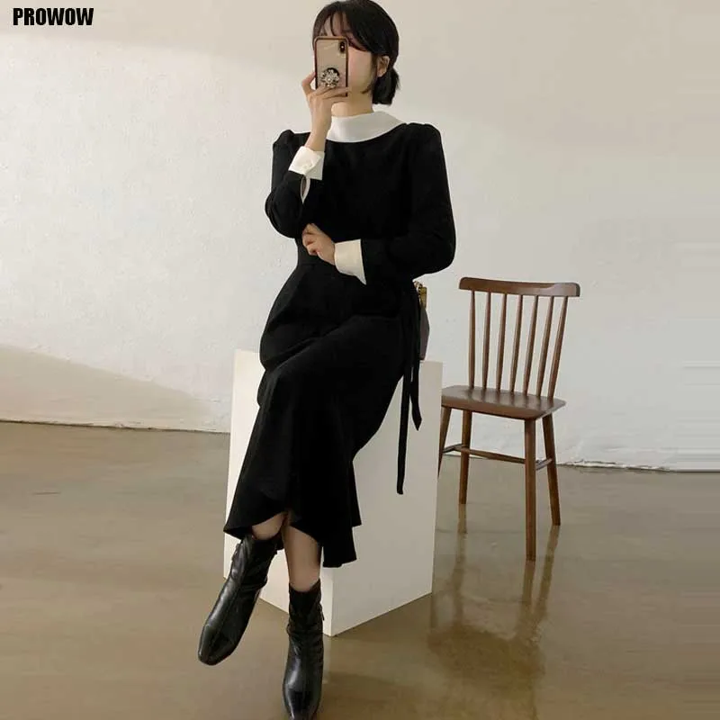 2021 Spring Autumn Fashion Women'S Dress Elegant One-Piece Korean Patchwork Fishtail Dress French Party Holiday Dress Midi Dress
2021 Spring Autumn Fashion Women'S Dress Elegant One-Piece Korean Patchwork Fishtail Dress French Party Holiday Dress Midi Dress