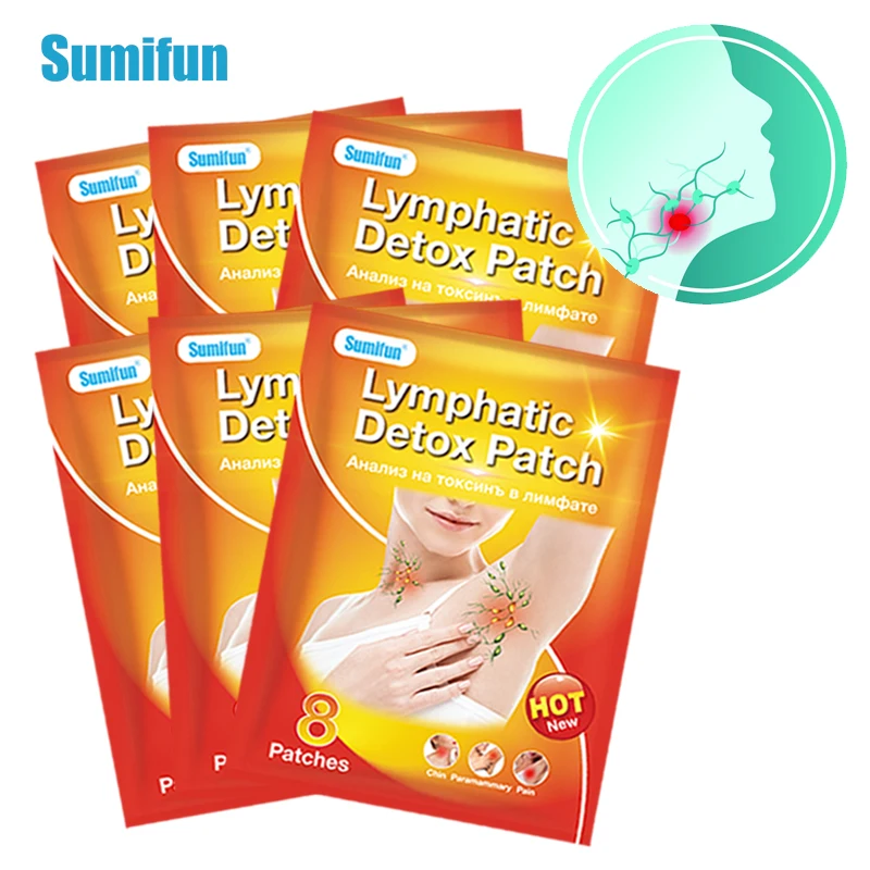 24Pcs Sumifun Lymphatic Detox Medical Patch Neck Anti-Swelling Lymphonodus Herbal Plaster Breast Lymph Gland Patch Health Care
24Pcs Sumifun Lymphatic Detox Medical Patch Neck Anti-Swelling Lymphonodus Herbal Plaster Breast Lymph Gland Patch Health Care