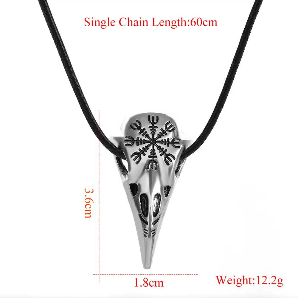 Viking Punk Gothic Halloween Animal Crow Raven Head Birds Vulture Skull Pendant Necklace Dangle Party Gift Jewelry
Viking Punk Gothic Halloween Animal Crow Raven Head Birds Vulture Skull Pendant Necklace Dangle Party Gift Jewelry