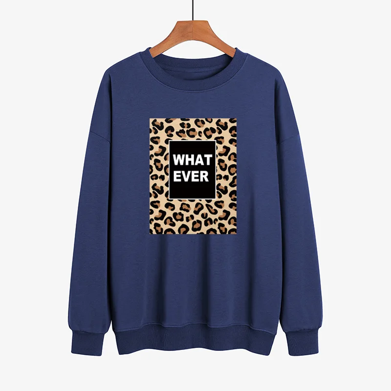 Women Leopard Funny Solgan Whatever Hoodies Fashion Winter Harajuku Black Print Long Sleeve Hoody Pullover
Women Leopard Funny Solgan Whatever Hoodies Fashion Winter Harajuku Black Print Long Sleeve Hoody Pullover