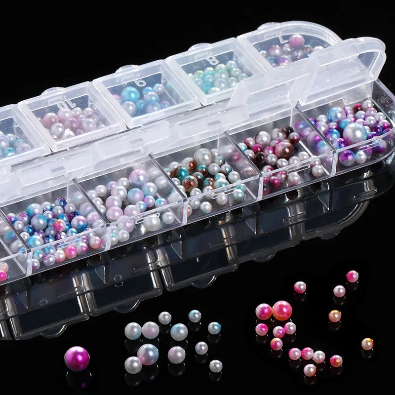 1 Case Mixed Size Pearl Mermaid Beads Nail Pearls Round for Decoration Gradient Color Symphony Beads 3D Art Manicure Tool Decor
1 Case Mixed Size Pearl Mermaid Beads Nail Pearls Round for Decoration Gradient Color Symphony Beads 3D Art Manicure Tool Decor