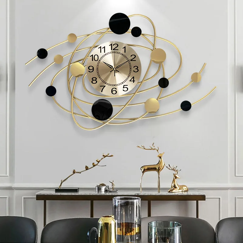 Большие настенные часы креативное украшение для гостиной в скандинавском