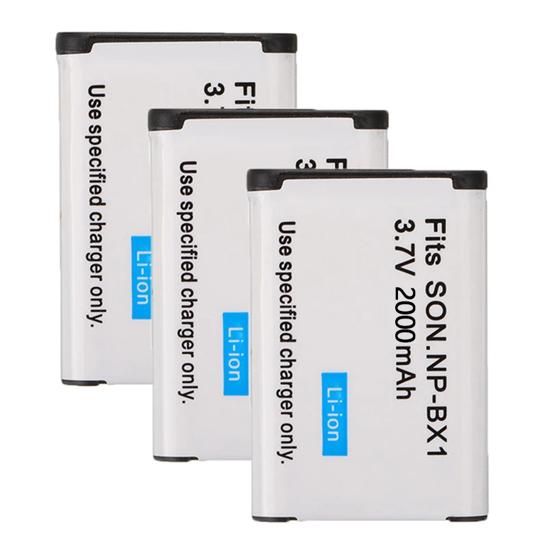 2000mAh Battery NP-BX1 NpBX1 Charger For Sony FDR-X3000R RX100 RX100 M7 M6 AS300 AS300V HDR-AS300R FDR-X3000 HX400 HX60 WX350
2000mAh Battery NP-BX1 NpBX1 Charger For Sony FDR-X3000R RX100 RX100 M7 M6 AS300 AS300V HDR-AS300R FDR-X3000 HX400 HX60 WX350
