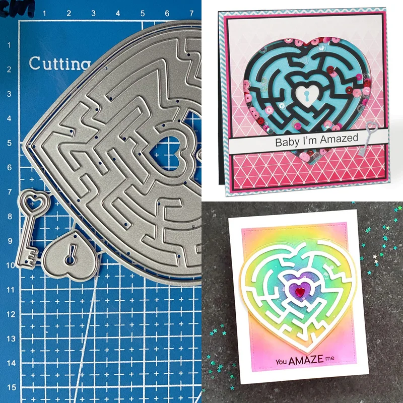 Lucky Goddess Metal Cutting Dies Heart & lock diy Scrapbooking Photo Album Decorative Embossing Paper Card Crafts Die
Lucky Goddess Metal Cutting Dies Heart & lock diy Scrapbooking Photo Album Decorative Embossing Paper Card Crafts Die